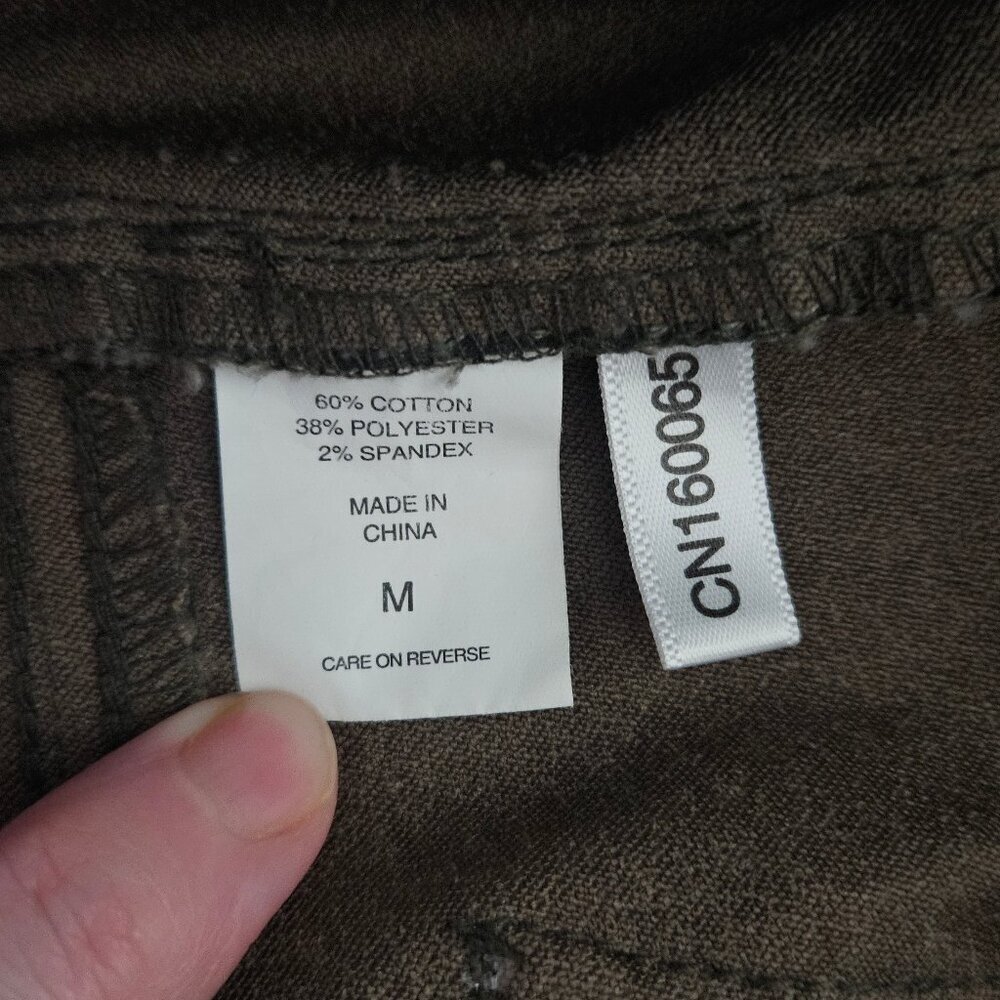 New York & Company Camo Leggings M High Waist Pull On Stretch Pant - Picture 6 of 7
